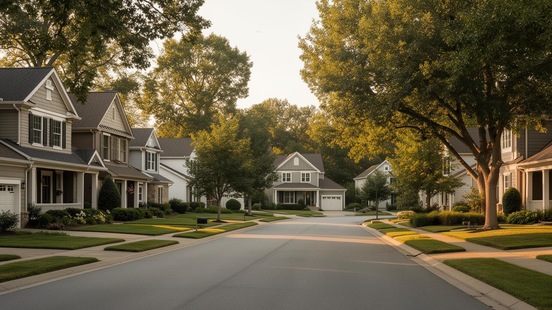 Quiet residential neighborhood